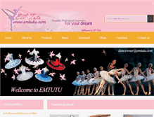 Tablet Screenshot of emtutu.com
